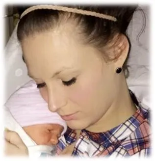 Woman and baby