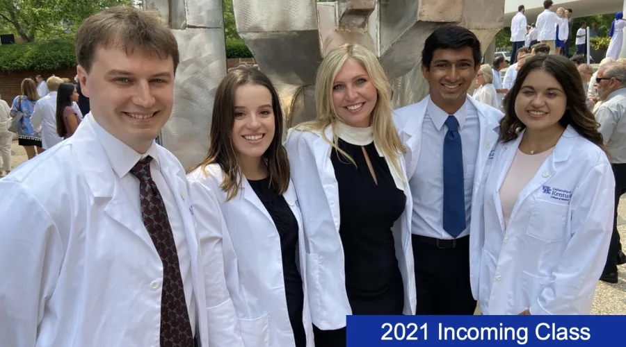 2021 MD-PhD Class White Coat Ceremony