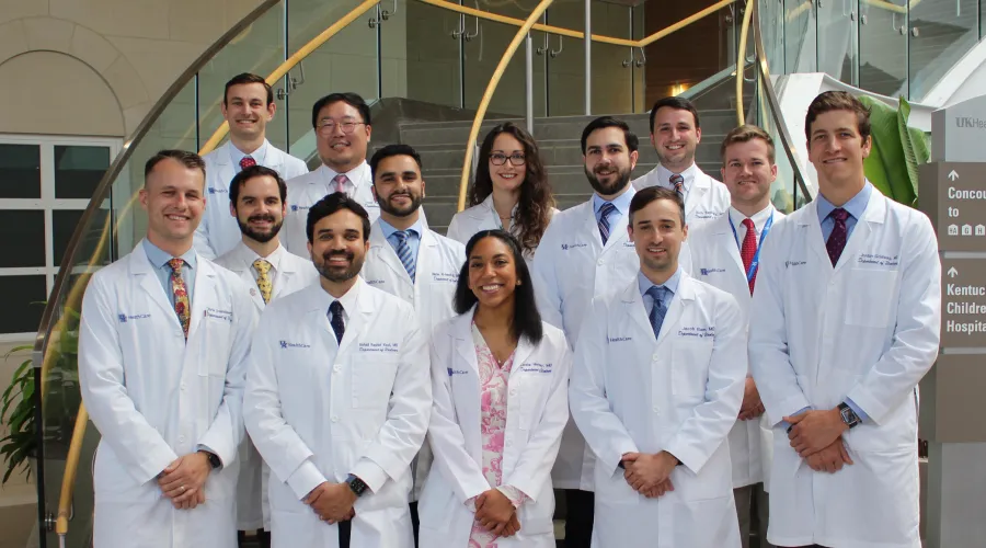 2023-2024 Urology Residents on stairs 